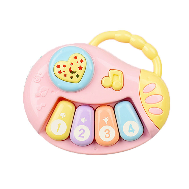 Early Childhood Education Music Drum Rattles Puzzle Baby Hand Drum Story Machine Light Projection Toy