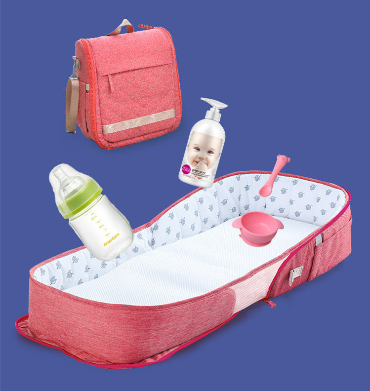 Shoulder bag portable crib