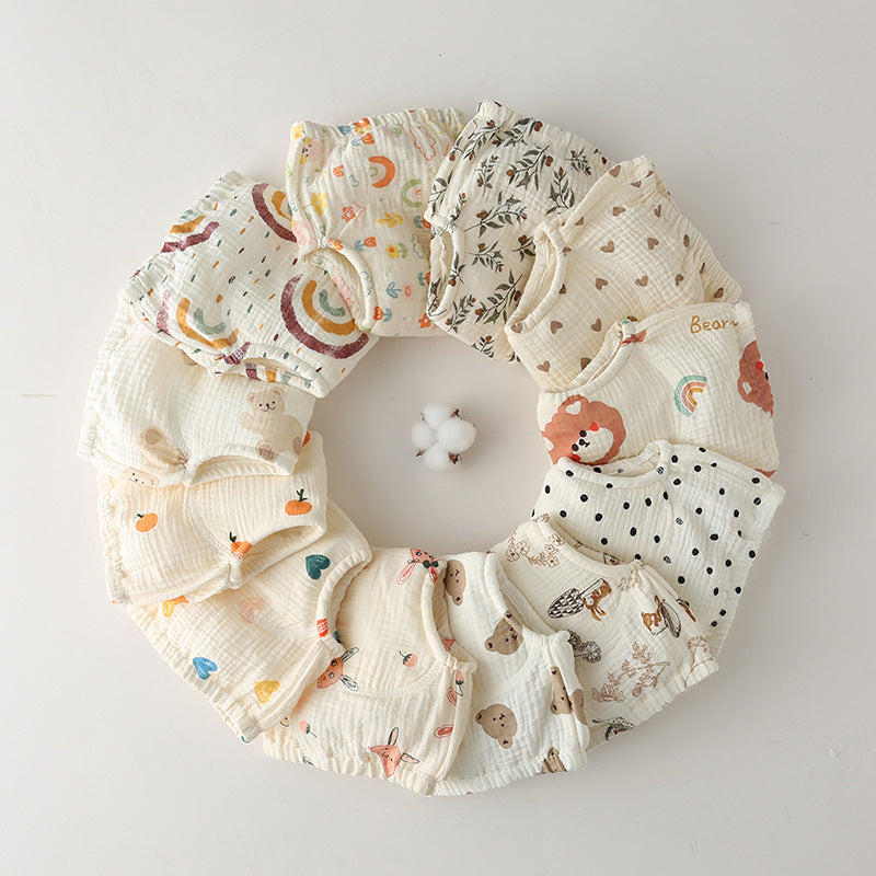 Gauze Cotton Baby's Ring Urine Training Training Pants Gauze Diaper Pants Waterproof Diaper Pure Cotton Diaper Pants