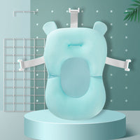 Aqua Non-slip Sponge Baby Bath with accessories, offering spine protection and fun bath time for infants.