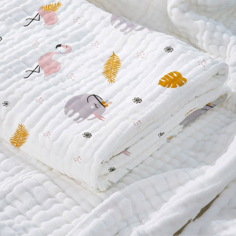 "Baby Cotton Super Soft Absorbent Gauze Bath Towel for newborns and toddlers"


