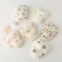 Gauze Cotton Baby's Ring Urine Training Training Pants Gauze Diaper Pants Waterproof Diaper Pure Cotton Diaper Pants