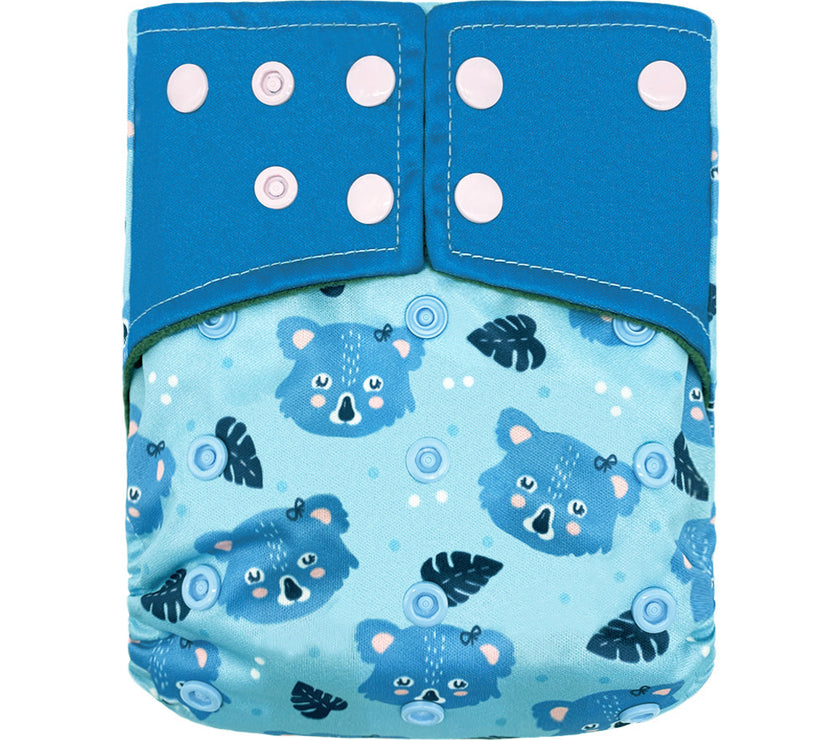 New square head bamboo charcoal fiber cloth diapers
