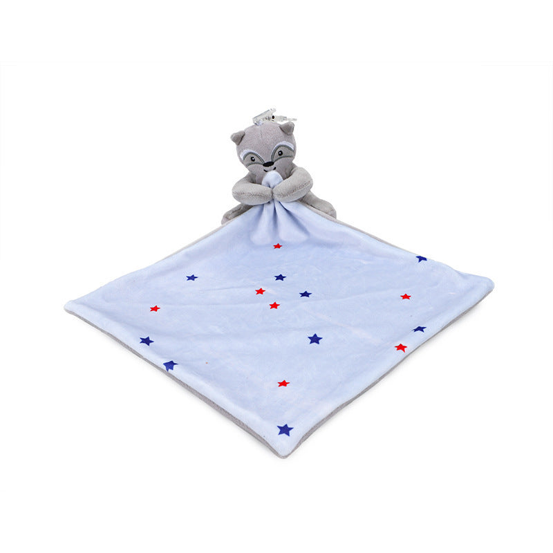 Baby saliva towel with sleep comfort doll