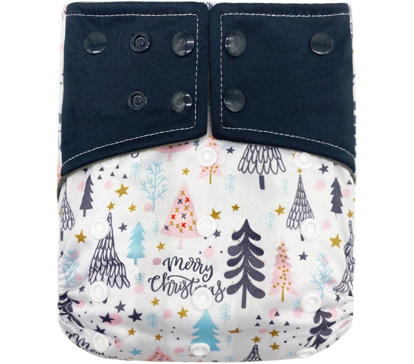 New square head bamboo charcoal fiber cloth diapers
