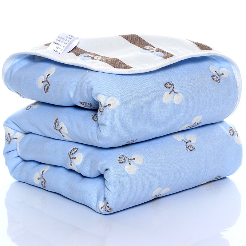 "Six-layer gauze baby towel quilt for toddlers in soft cotton fabric"

