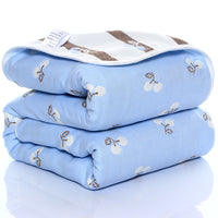 "Six-layer gauze baby towel quilt for toddlers in soft cotton fabric"

