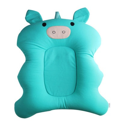Soft floating newborn bath pad mat for baby tubs