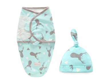 Baby Swaddle Blanket Cap Newborn Swaddling Bag Sleep Sack