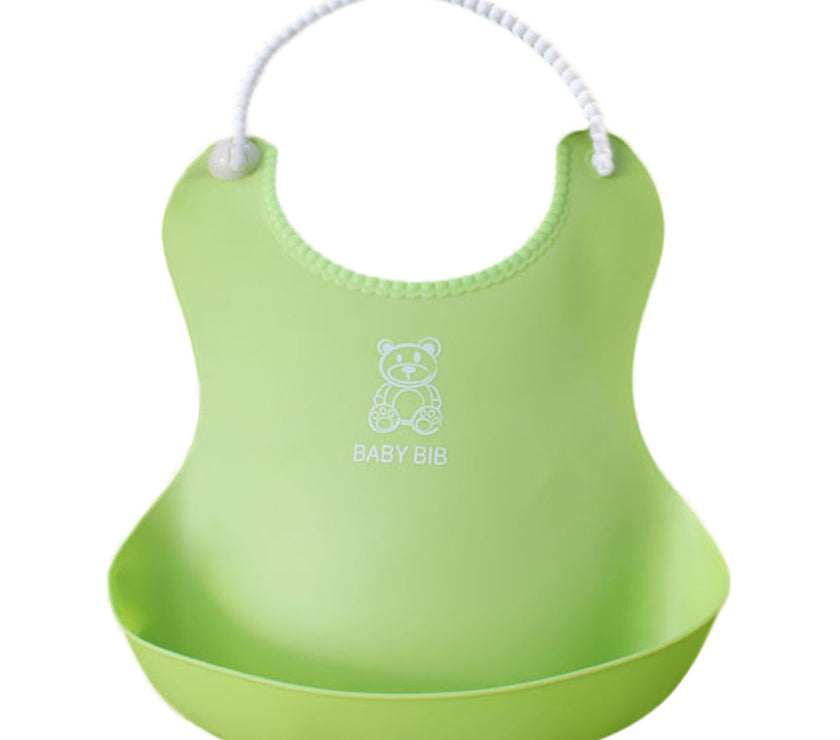 Kid Infant Bibs Baby Soft Silicone Bib