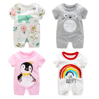 Short-sleeved romper baby romper
