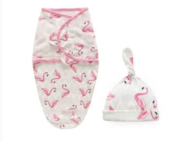 Baby Swaddle Blanket Cap Newborn Swaddling Bag Sleep Sack