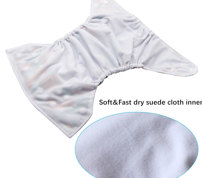Cute Cartoon Printed Baby Cloth Diapers