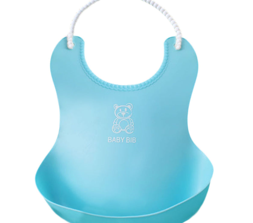 Kid Infant Bibs Baby Soft Silicone Bib