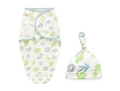 Baby Swaddle Blanket Cap Newborn Swaddling Bag Sleep Sack