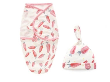 Baby Swaddle Blanket Cap Newborn Swaddling Bag Sleep Sack