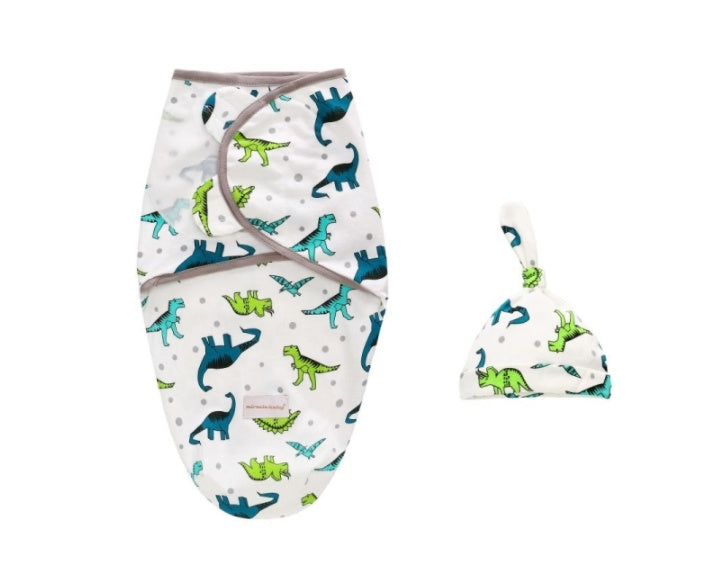 Baby Swaddle Blanket Cap Newborn Swaddling Bag Sleep Sack