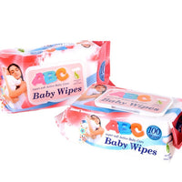 100 Pumping Baby Wipes Thickened Pearl Pattern Baby Wipes