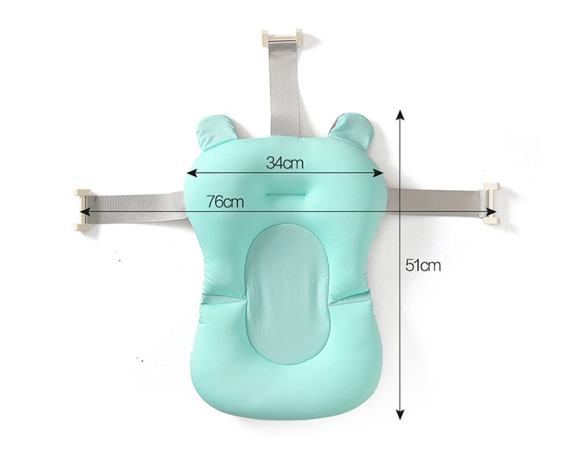 Newborn soft shower bed bath pad in baby tub
