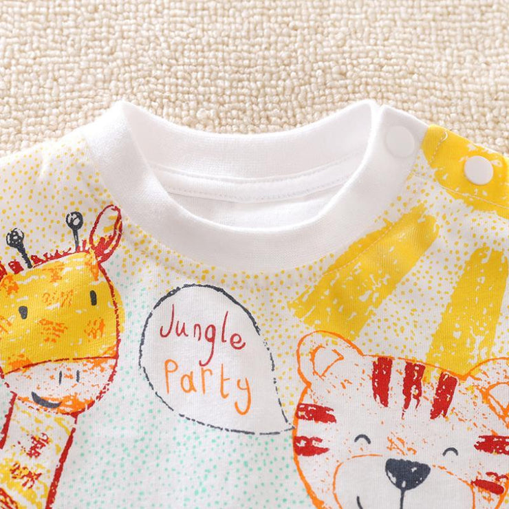 Spring And Autumn New Baby Onesies