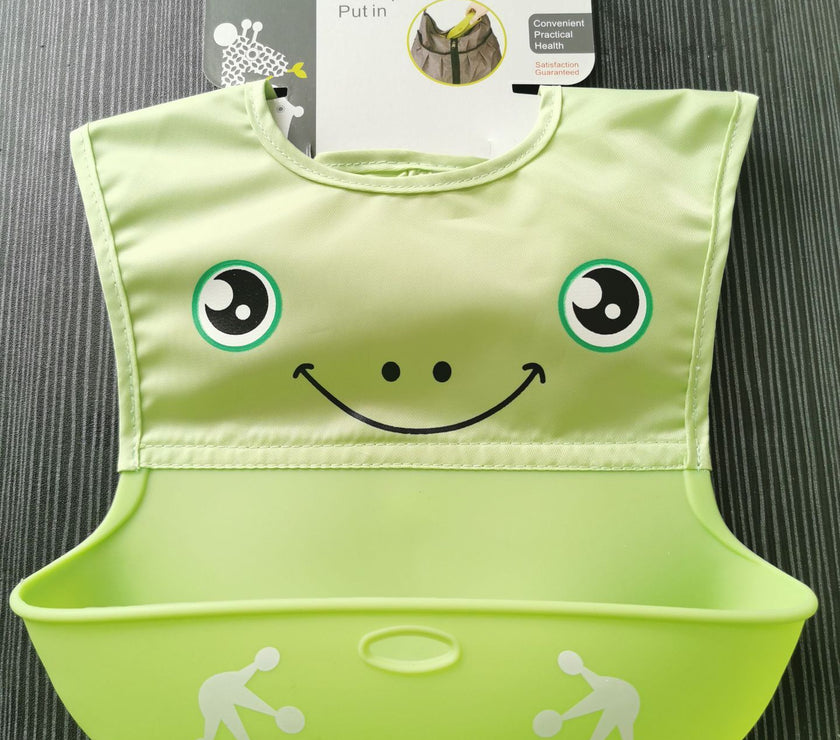Silicone Baby Bibs Easily Wipe Clean Comfortable Soft Waterproof Bib Keeps Stains Off