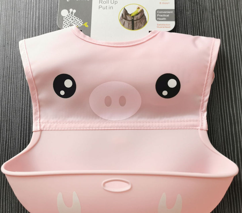Silicone Baby Bibs Easily Wipe Clean Comfortable Soft Waterproof Bib Keeps Stains Off