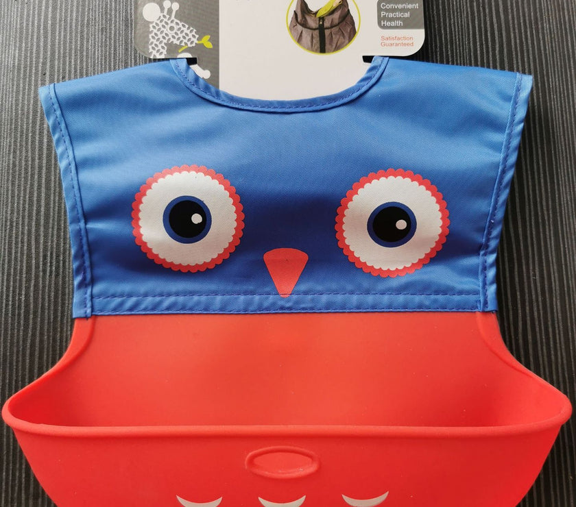 Silicone Baby Bibs Easily Wipe Clean Comfortable Soft Waterproof Bib Keeps Stains Off