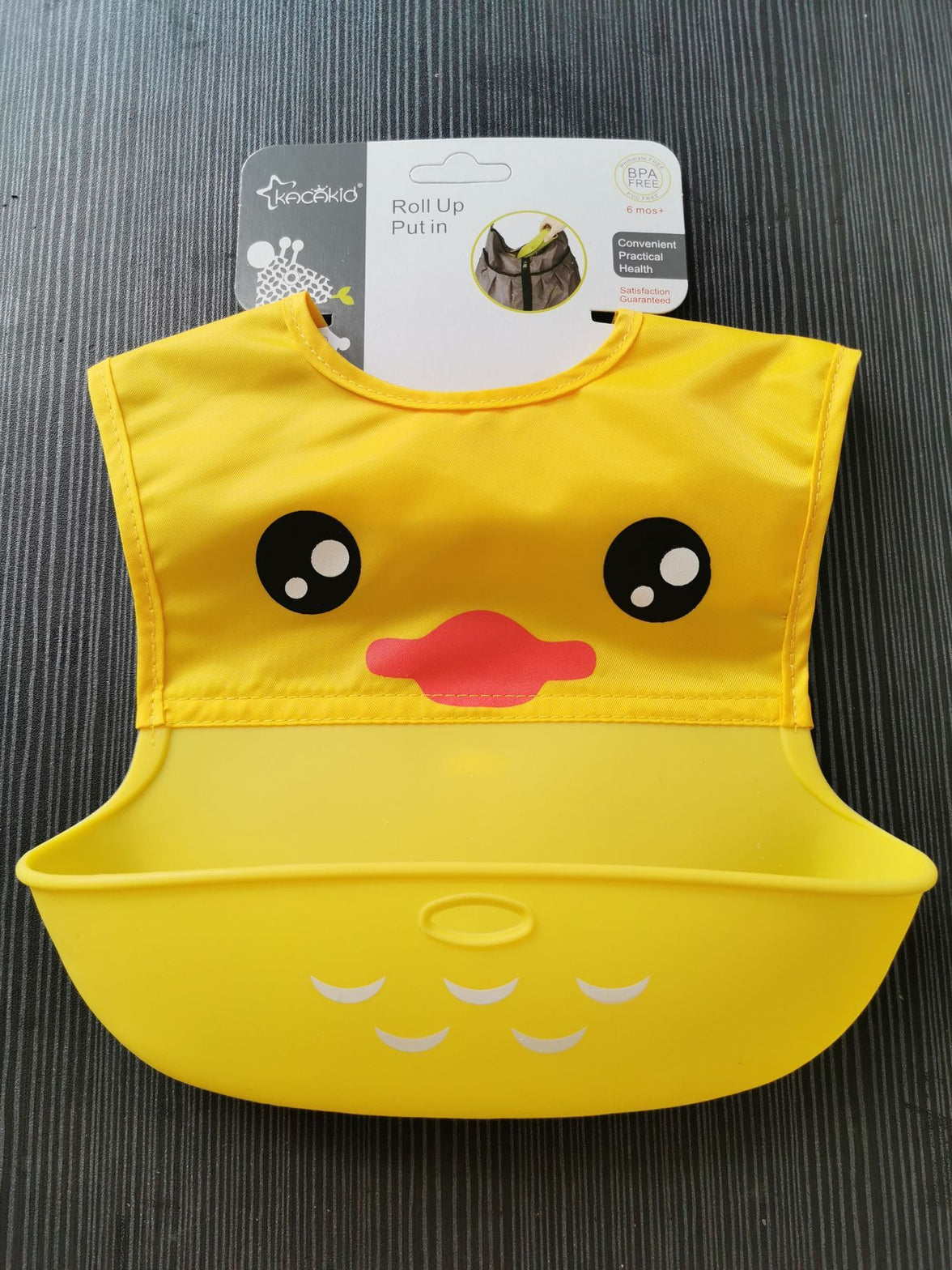 Silicone Baby Bibs Easily Wipe Clean Comfortable Soft Waterproof Bib Keeps Stains Off