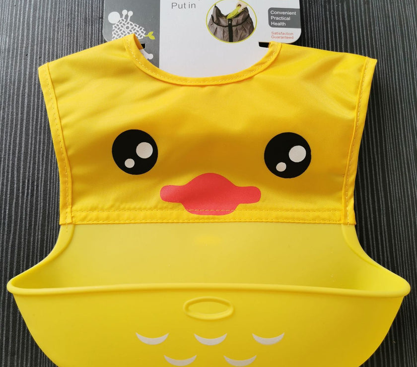 Silicone Baby Bibs Easily Wipe Clean Comfortable Soft Waterproof Bib Keeps Stains Off