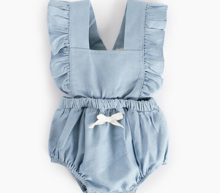 Ins Denim Baby One-piece Bodysuits Baby Romper Spring