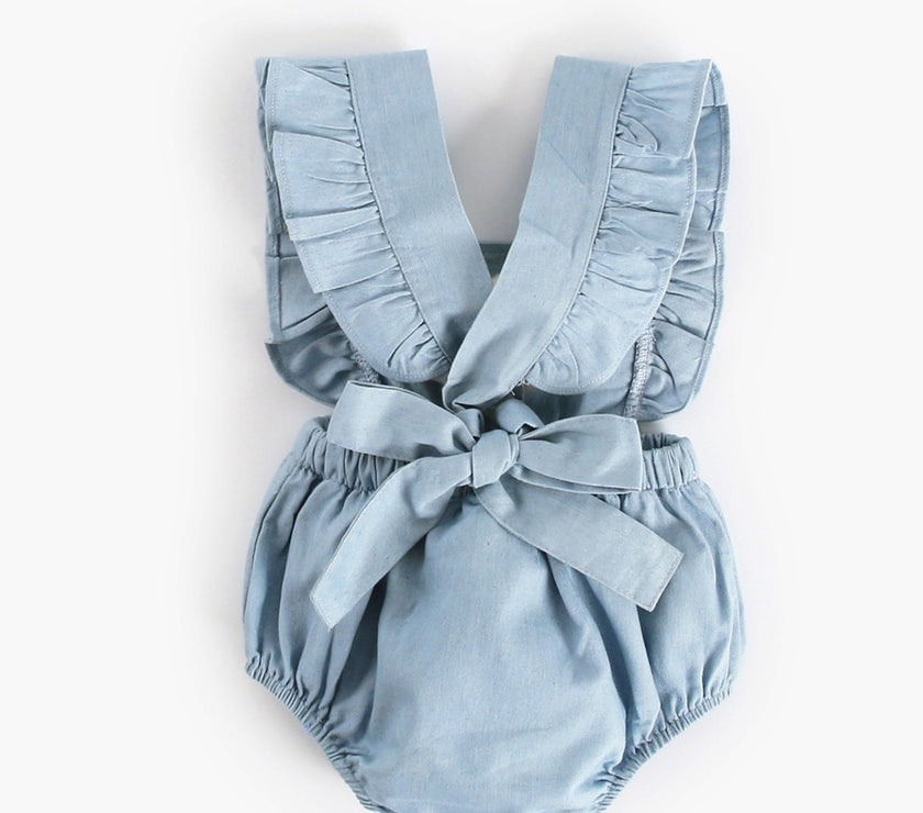 Ins Denim Baby One-piece Bodysuits Baby Romper Spring