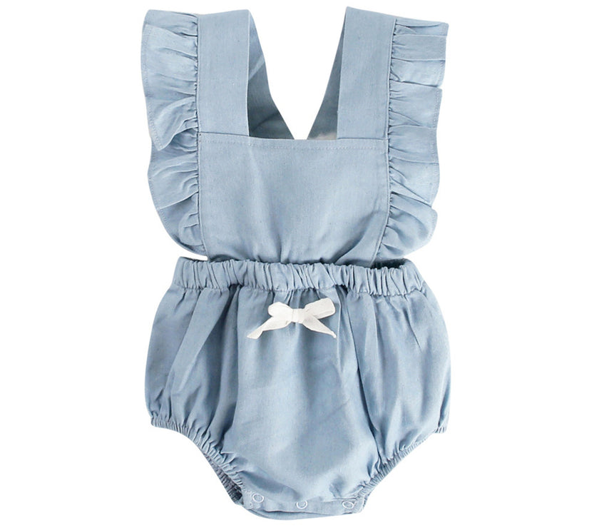 Ins Denim Baby One-piece Bodysuits Baby Romper Spring