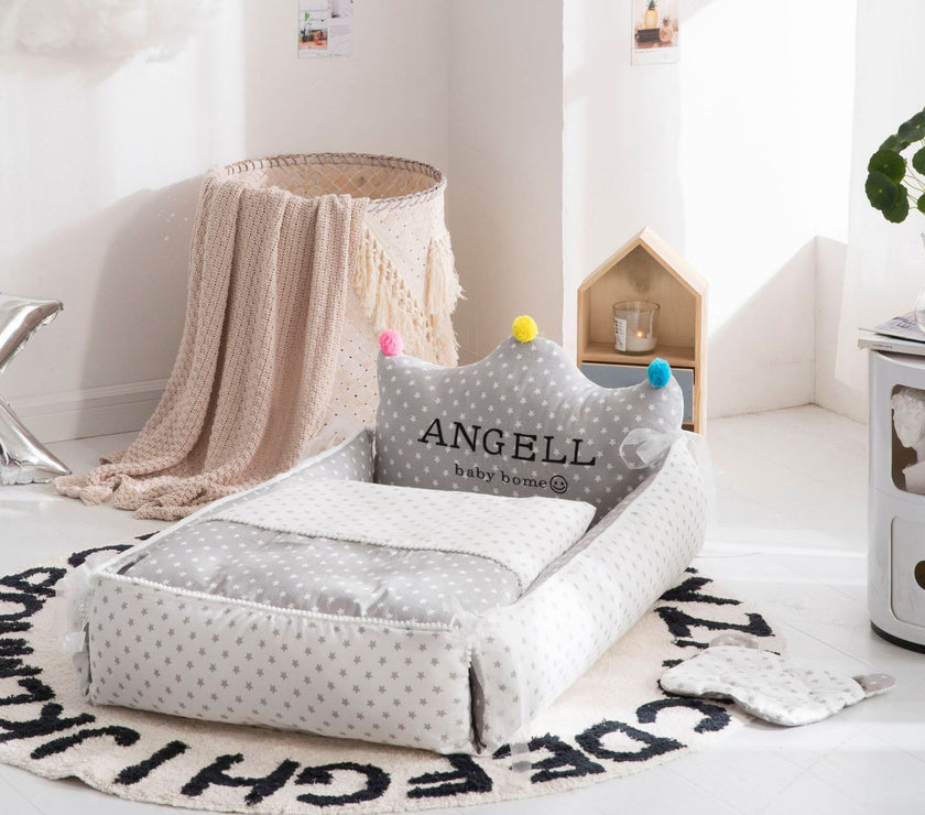 Portable Crib Middle Bed Neonatal Uterine Bionic Crib Detachable And Washable Adjustable Nursing Crib