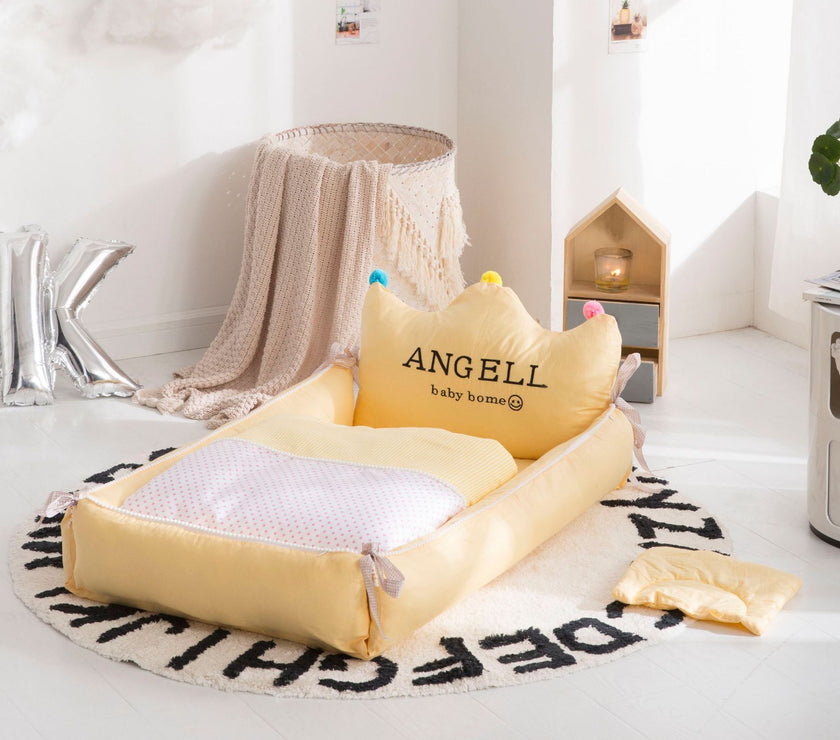 Portable Crib Middle Bed Neonatal Uterine Bionic Crib Detachable And Washable Adjustable Nursing Crib