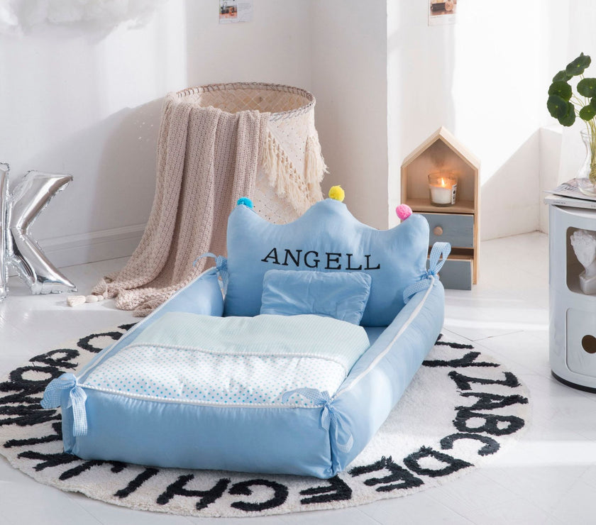 Portable Crib Middle Bed Neonatal Uterine Bionic Crib Detachable And Washable Adjustable Nursing Crib