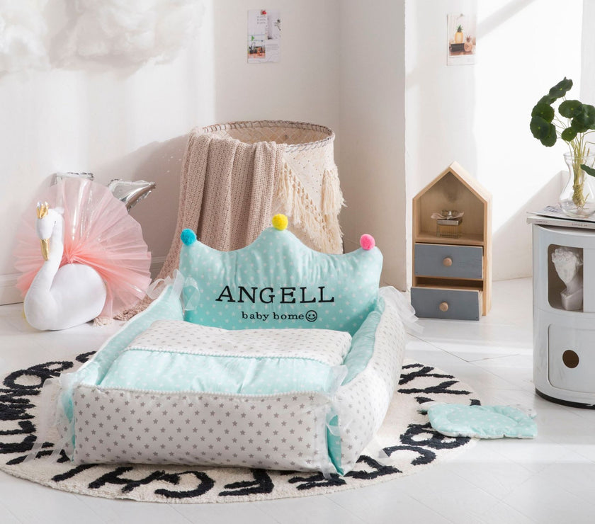 Portable Crib Middle Bed Neonatal Uterine Bionic Crib Detachable And Washable Adjustable Nursing Crib