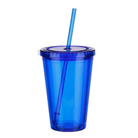 Customized New Creative Sippy Cup Double Layer Cute Plastic Sippy Cup Adult Children Cup Gift Plastic Cup