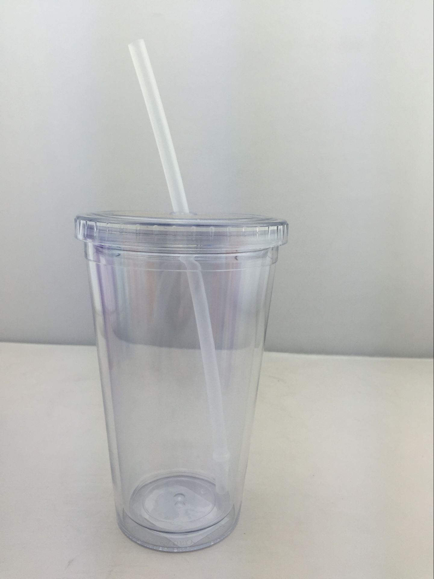 Customized New Creative Sippy Cup Double Layer Cute Plastic Sippy Cup Adult Children Cup Gift Plastic Cup