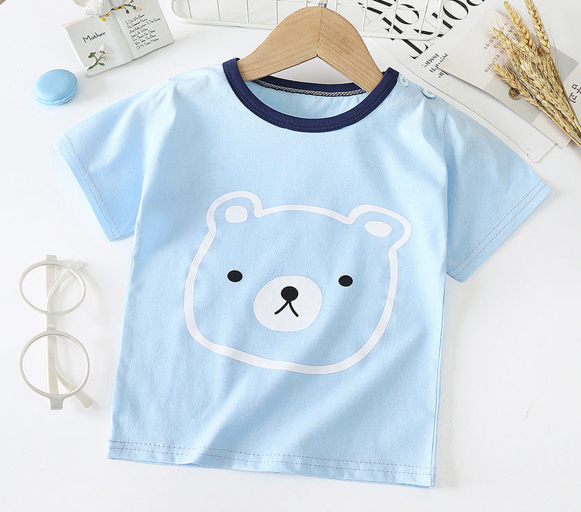 Children's Short-sleeved T-shirt cotton Baby Half-sleeved Bottoming Shirt
