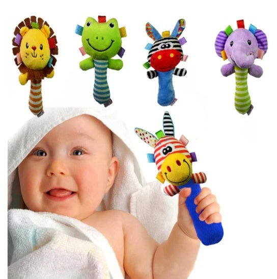 Baby Musical Education Toys Stimulate Baby Mind And Eyes Animal Toy Rattles 6-24 Months