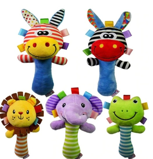 Baby Musical Education Toys Stimulate Baby Mind And Eyes Animal Toy Rattles 6-24 Months