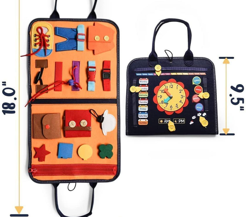 Montessori Clothing Handbag Teaching Aids Storage Children's Educational Toys Training Early Childhood Education Toys