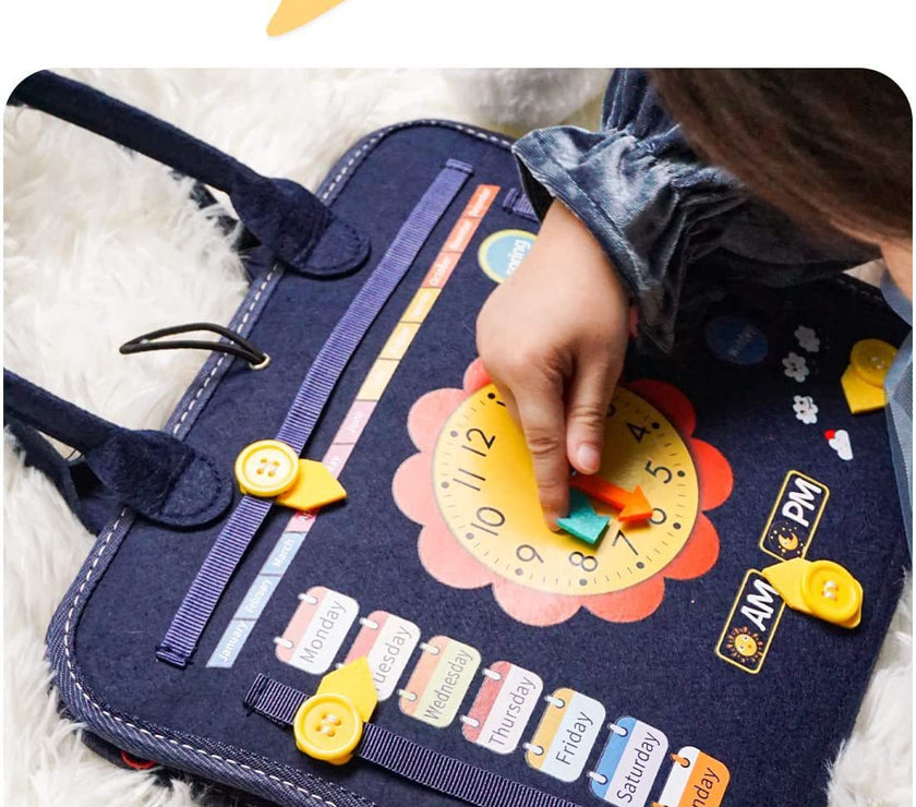Montessori Clothing Handbag Teaching Aids Storage Children's Educational Toys Training Early Childhood Education Toys