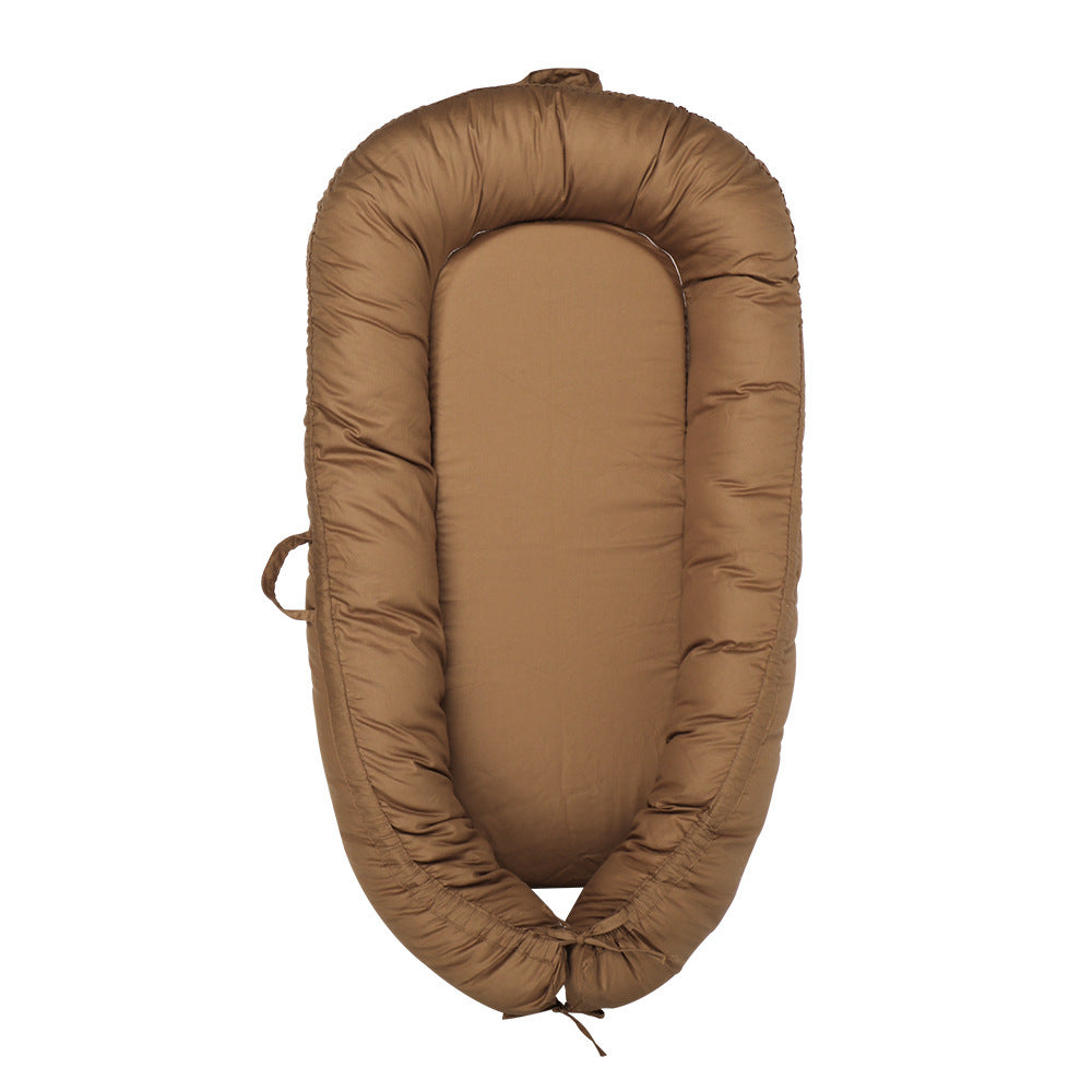 New solid color crib bed