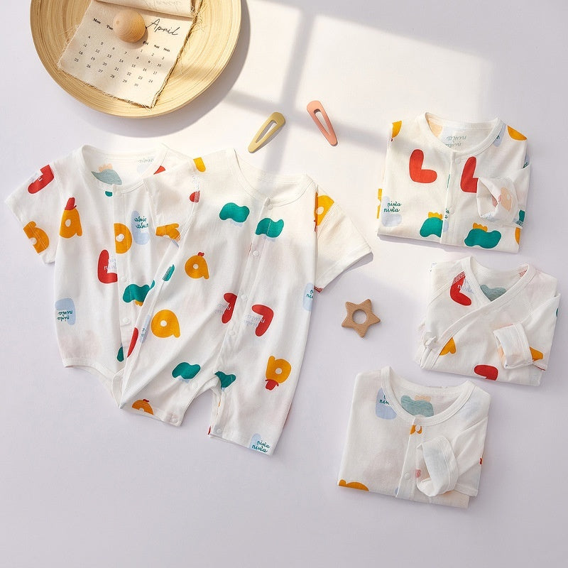 Newborn Clothes Rompers Thin Romper Jumpsuit