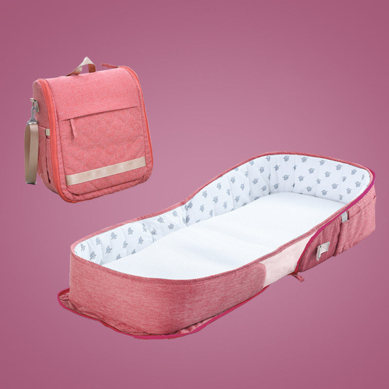 Shoulder bag portable crib