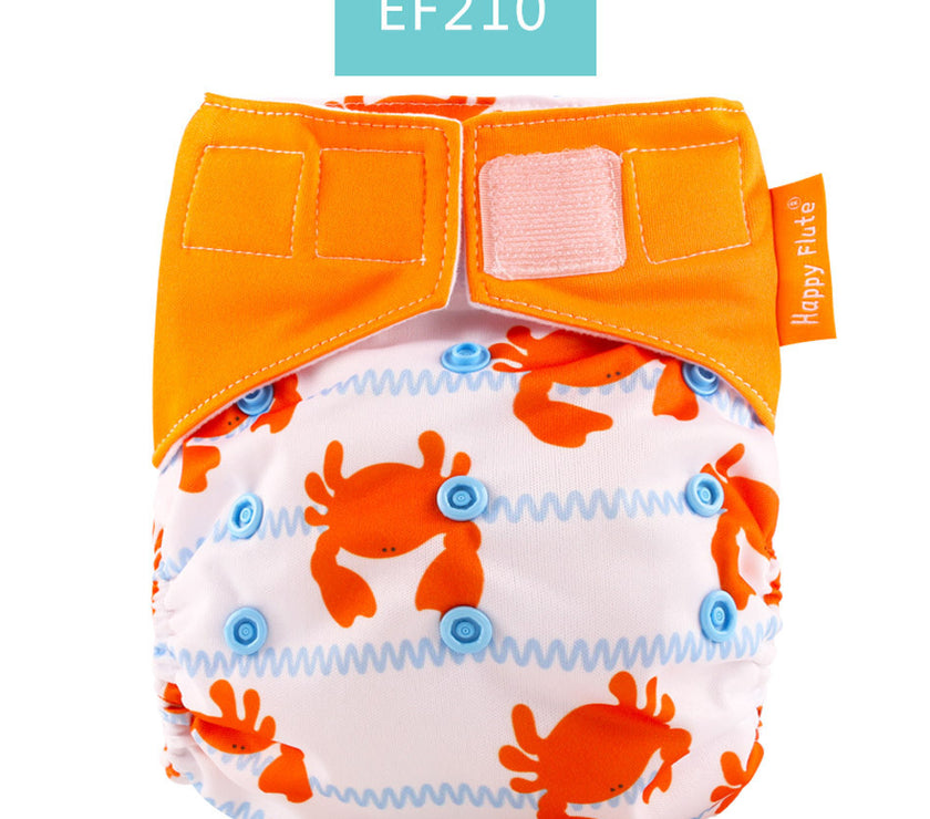 Absorbable and washable diapers