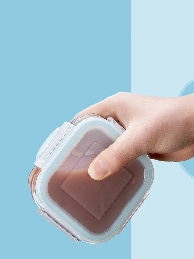 RREIAO BPA-free infant food box for safe baby food storage – portable supplement container for snacks or puree.

