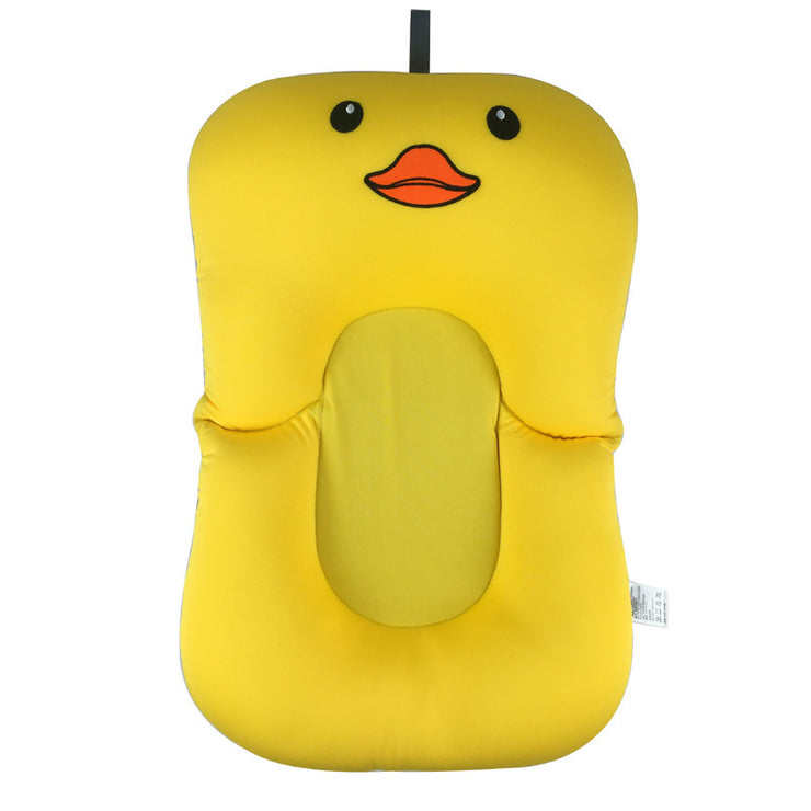 Soft floating newborn bath pad mat for baby tubs