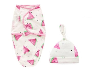 Baby Swaddle Blanket Cap Newborn Swaddling Bag Sleep Sack